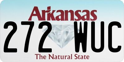 AR license plate 272WUC