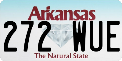 AR license plate 272WUE