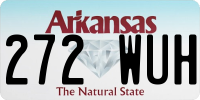 AR license plate 272WUH
