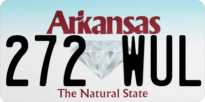 AR license plate 272WUL