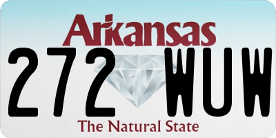 AR license plate 272WUW