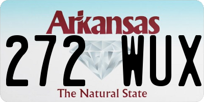 AR license plate 272WUX