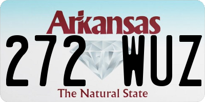 AR license plate 272WUZ