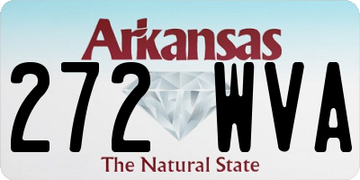 AR license plate 272WVA