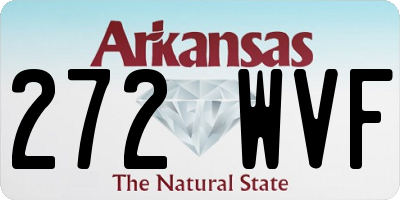 AR license plate 272WVF