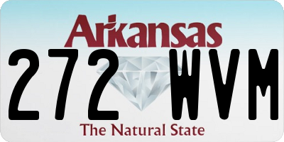 AR license plate 272WVM