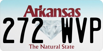 AR license plate 272WVP