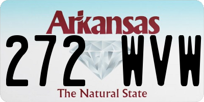 AR license plate 272WVW