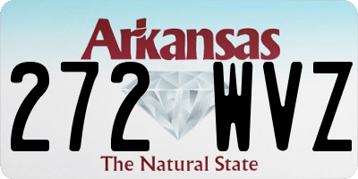 AR license plate 272WVZ