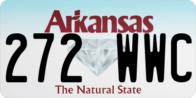 AR license plate 272WWC