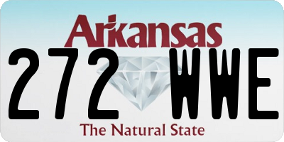 AR license plate 272WWE