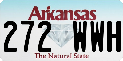 AR license plate 272WWH