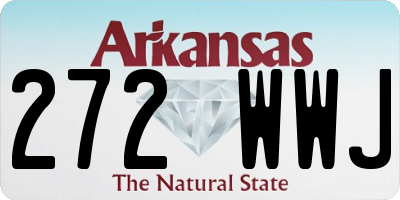 AR license plate 272WWJ