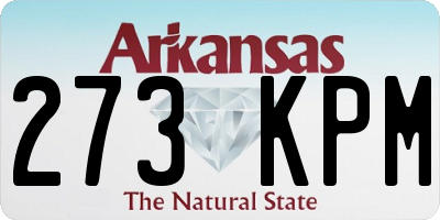 AR license plate 273KPM