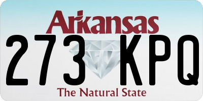 AR license plate 273KPQ