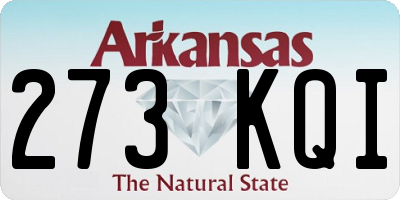 AR license plate 273KQI
