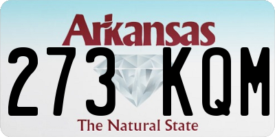 AR license plate 273KQM