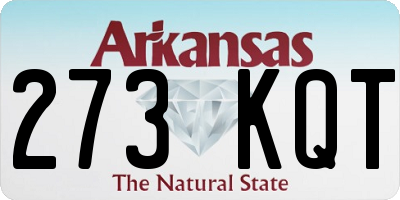 AR license plate 273KQT