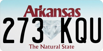 AR license plate 273KQU