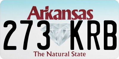 AR license plate 273KRB