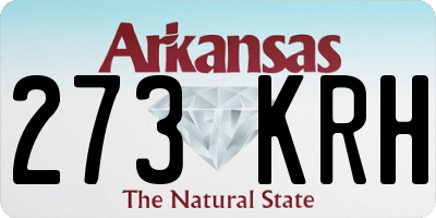 AR license plate 273KRH