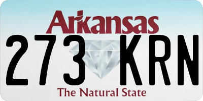 AR license plate 273KRN