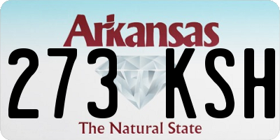 AR license plate 273KSH