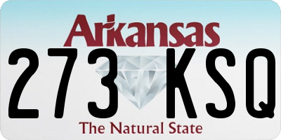 AR license plate 273KSQ