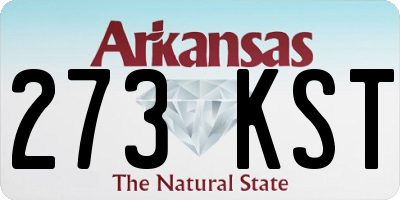 AR license plate 273KST