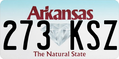 AR license plate 273KSZ