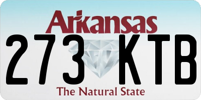 AR license plate 273KTB