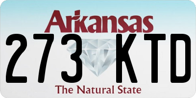 AR license plate 273KTD
