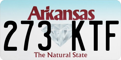 AR license plate 273KTF