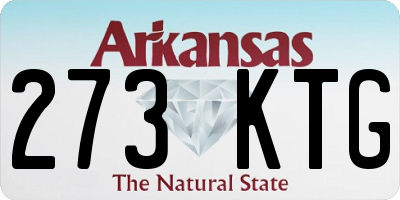 AR license plate 273KTG