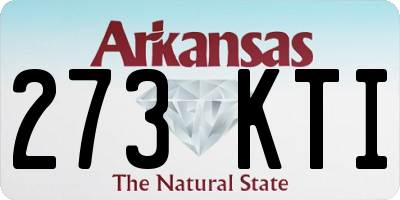 AR license plate 273KTI