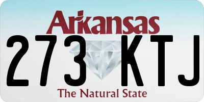 AR license plate 273KTJ