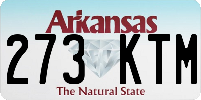 AR license plate 273KTM