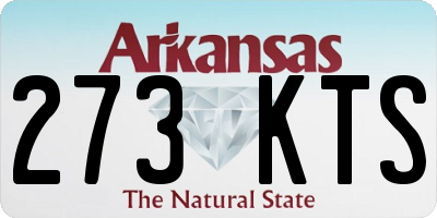 AR license plate 273KTS