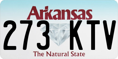 AR license plate 273KTV
