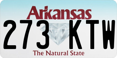 AR license plate 273KTW