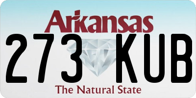 AR license plate 273KUB