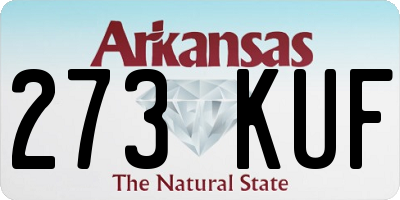 AR license plate 273KUF