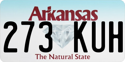 AR license plate 273KUH