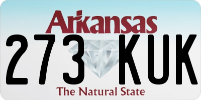 AR license plate 273KUK