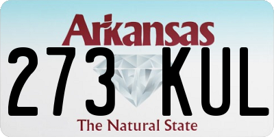 AR license plate 273KUL