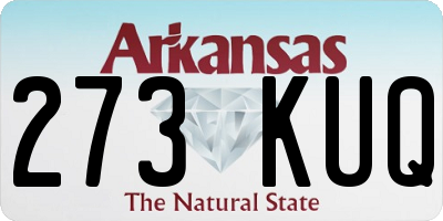 AR license plate 273KUQ