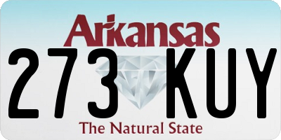 AR license plate 273KUY