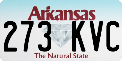 AR license plate 273KVC