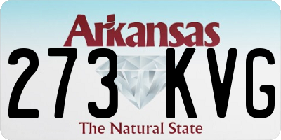 AR license plate 273KVG