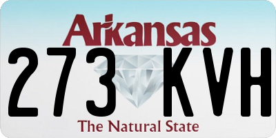 AR license plate 273KVH